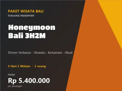 Paket Honeymoon Bali 3 Hari 2 Malam: Dinner Jimbaran, Uluwatu & Ubud