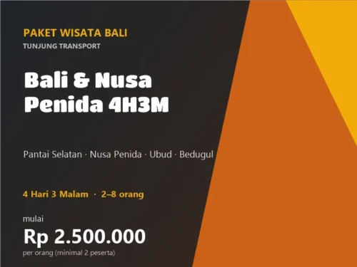 Paket Bali Nusa Penida 4 Hari 3 Malam: Pantai Selatan, Nusa Penida, Ubud & Bedugul