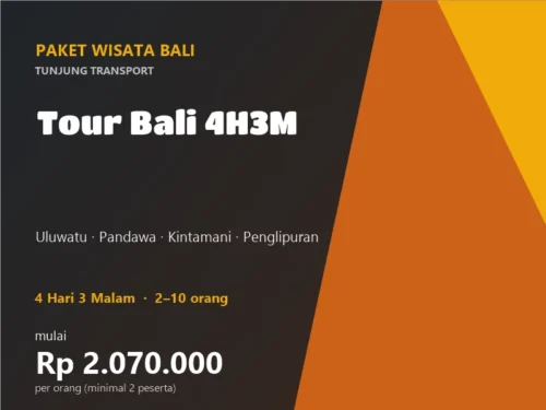 Paket Tour Bali 4 Hari 3 Malam: Uluwatu, Pandawa, Kintamani & Desa Penglipuran