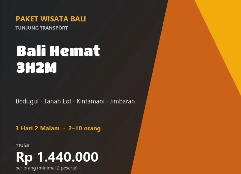 Paket Wisata Bali Murah 3 Hari 2 Malam: Bedugul, Tanah Lot & Kintamani