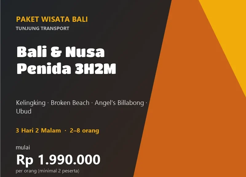 Paket Nusa Penida 3 Hari 2 Malam dari Bali: Kelingking, Broken Beach & Angel's Billabong