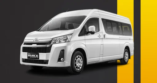 Hiace Premio for rent in Bali