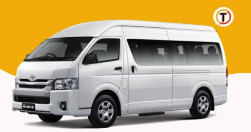 Hiace Commuter for rent in Lombok