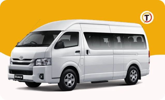 Hiace Commuter for rent in Lombok