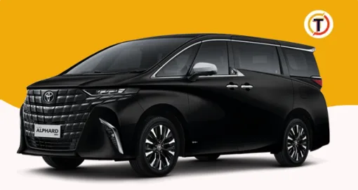 Alphard Hybrid for rent in Lombok